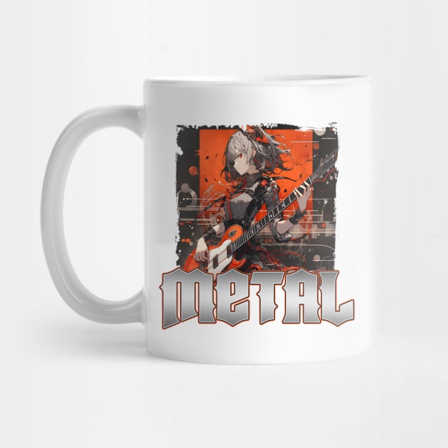 Metal Music Album Cover - Anime Shirt by KAIGAME Art